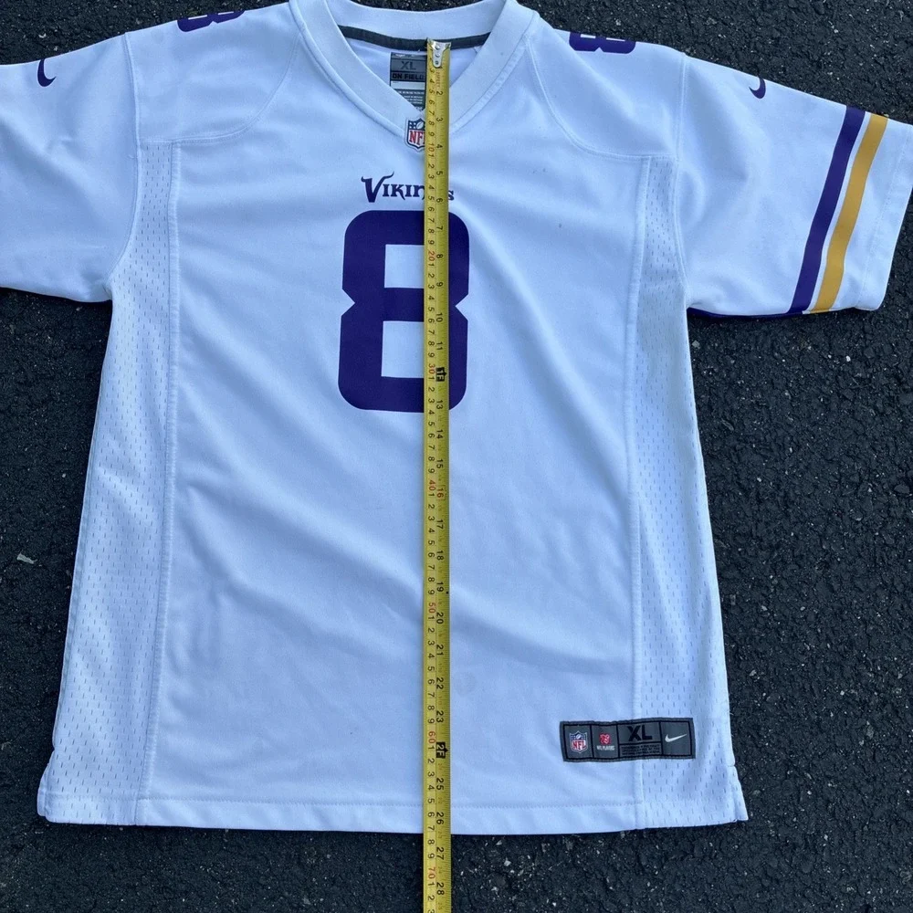 Nike Kirk Cousins White Minnesota Vikings NFL Jersey On Field Men's Size XL